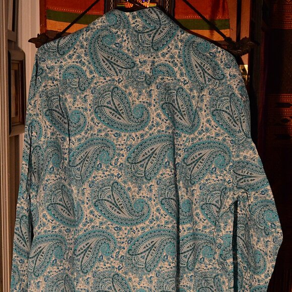 Kuhlman - Paisley - 100% Cotton - Men's shirt - French Cuffs - Size 45. - Picture 5 of 5